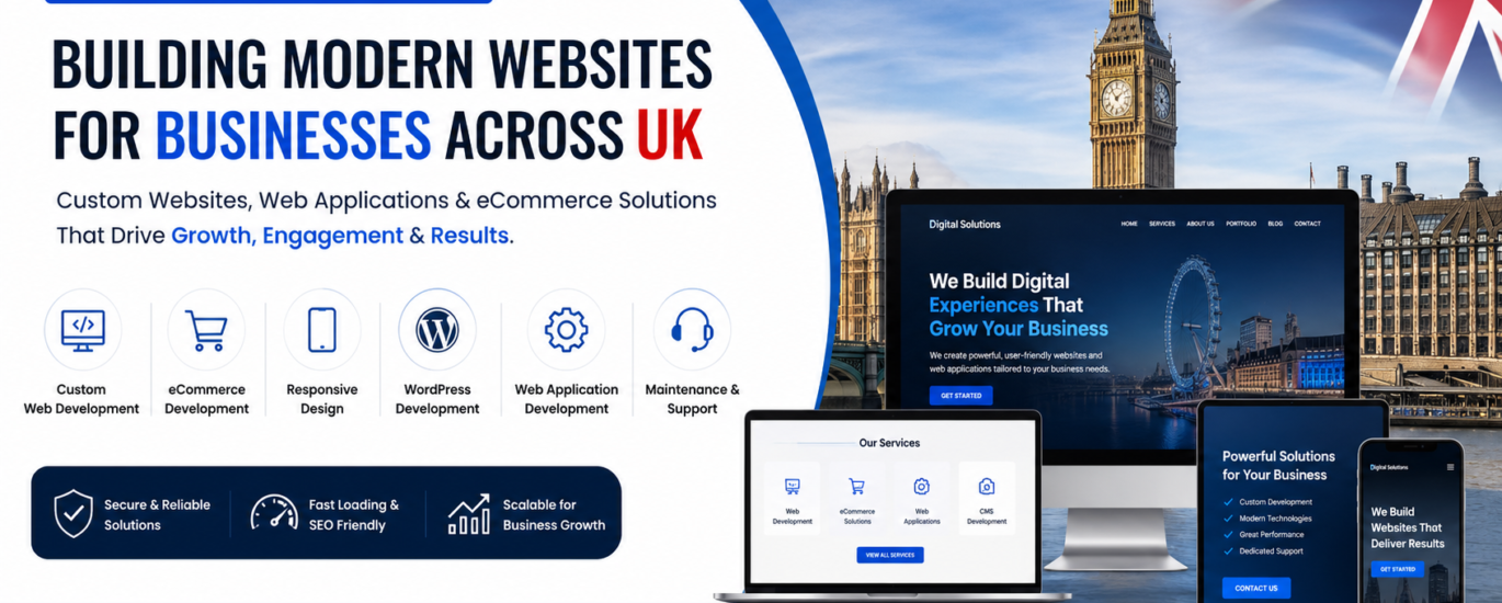 l web development services in the UK